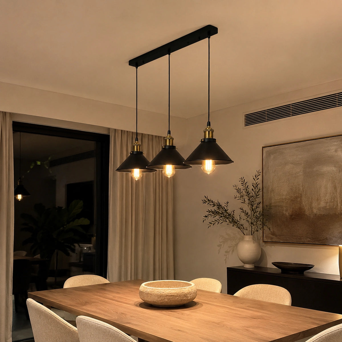 Suspension industriel – style loft