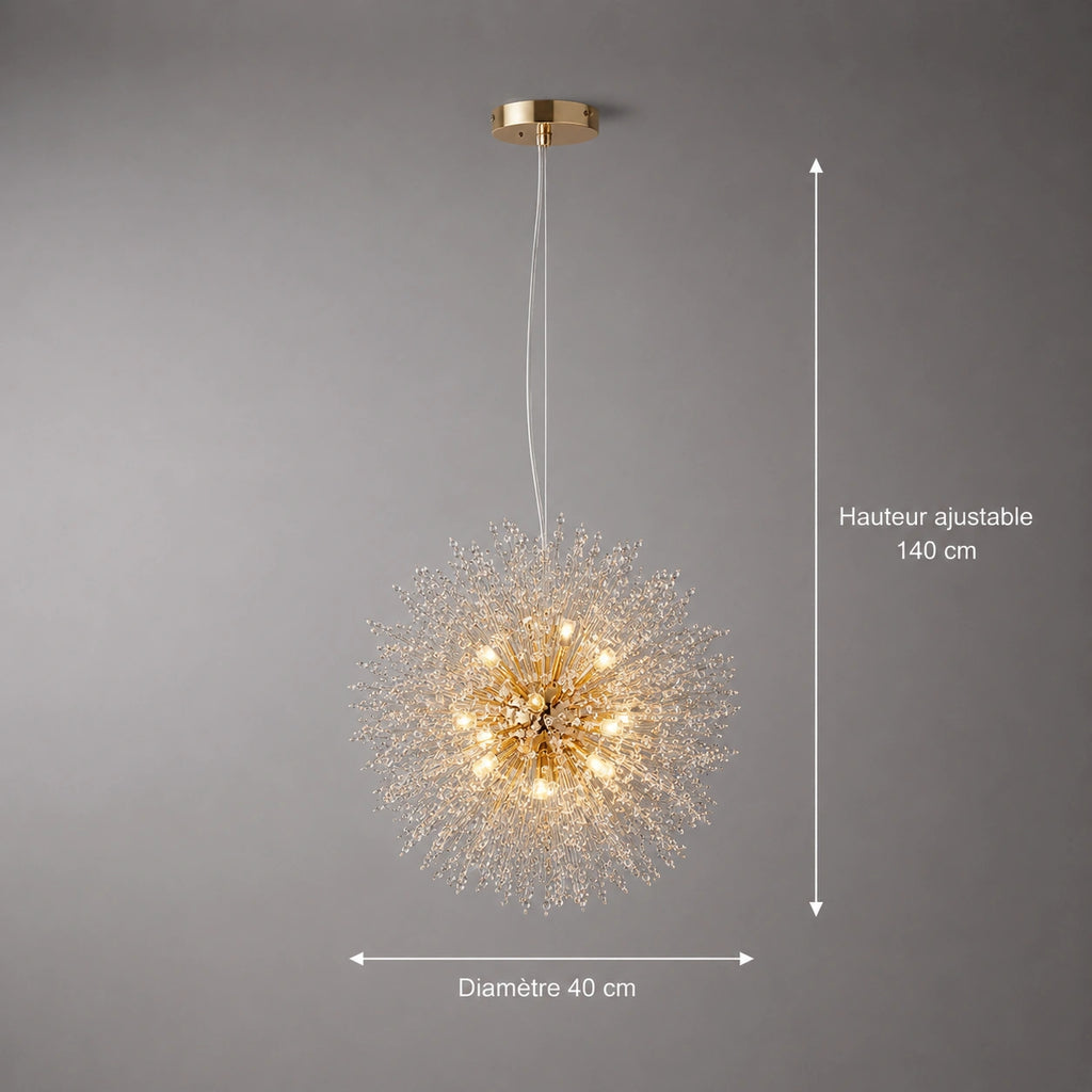 Lustre de salon, style pissenlit | Stella