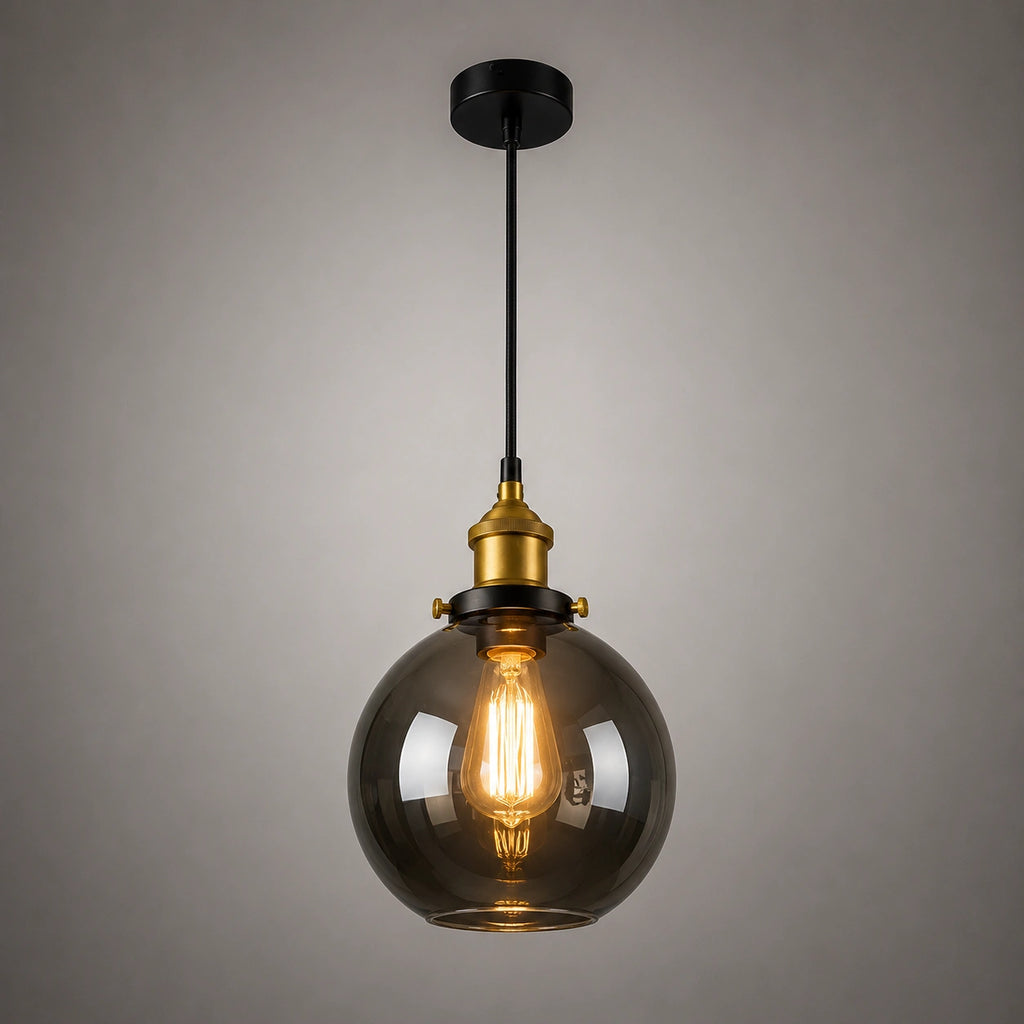 Suspension de salon en verre design | Oréo