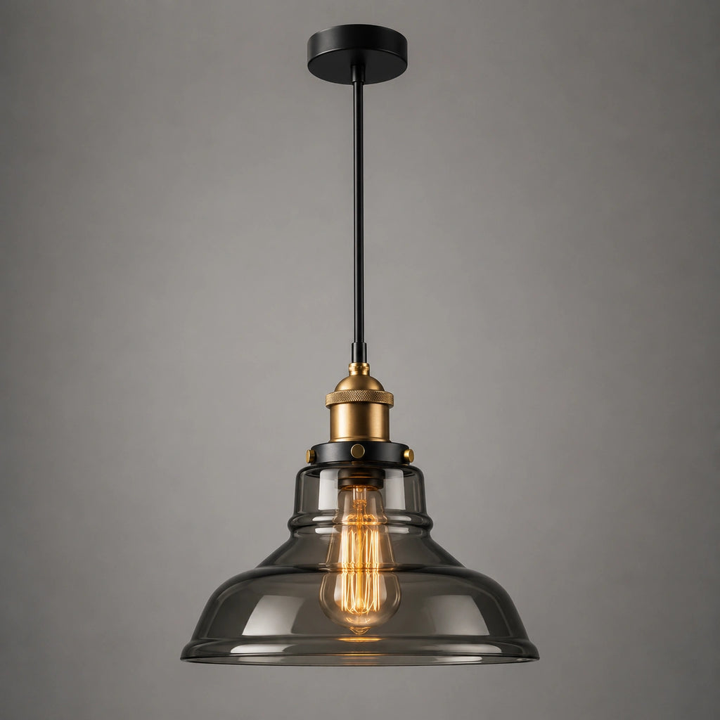 Suspension de salon en verre design | Oréo