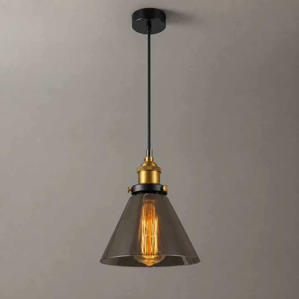 Suspension de salon en verre design | Oréo