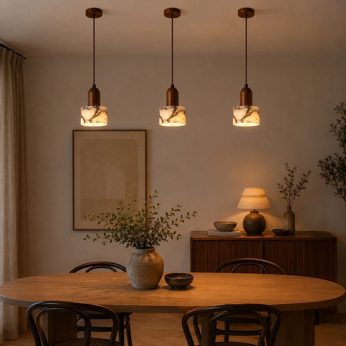 Suspension effet marbre | Moderne élégant - Noan