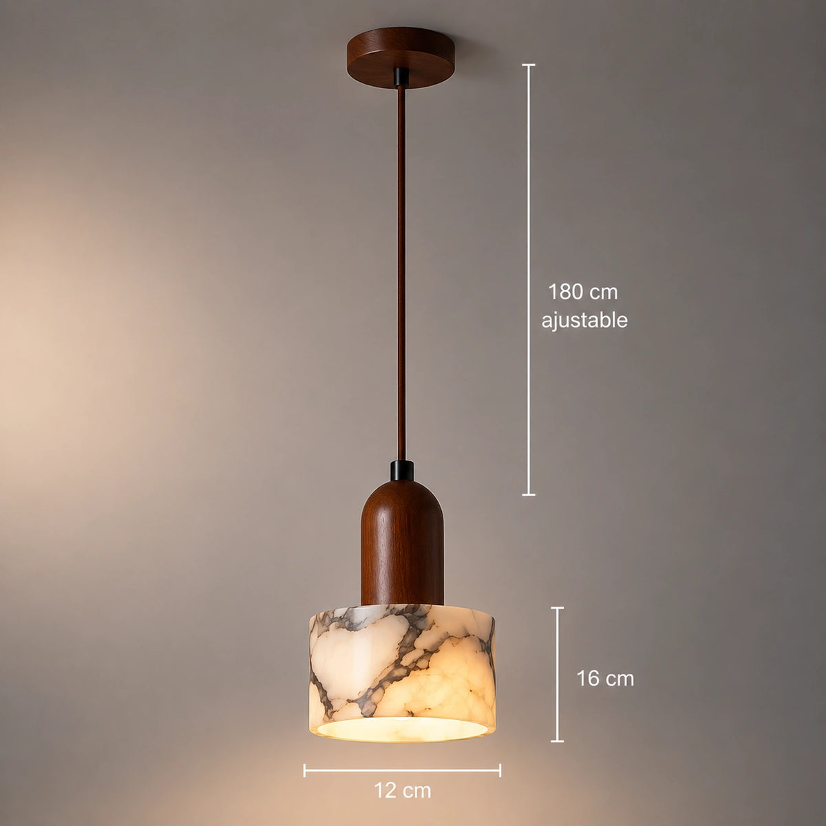 Suspension effet marbre | Moderne élégant - Noan