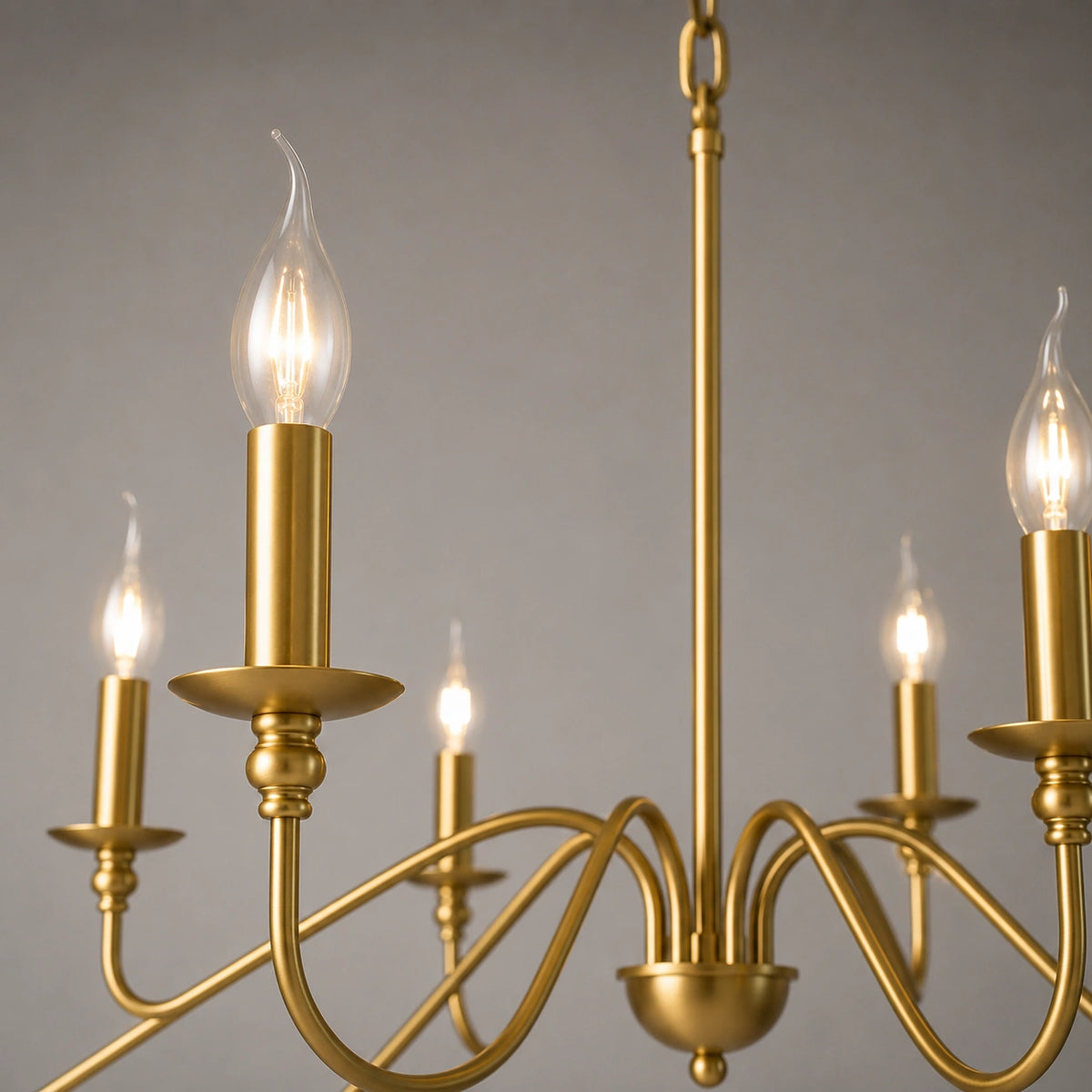Lustre ancien chic, style bougie | Serena