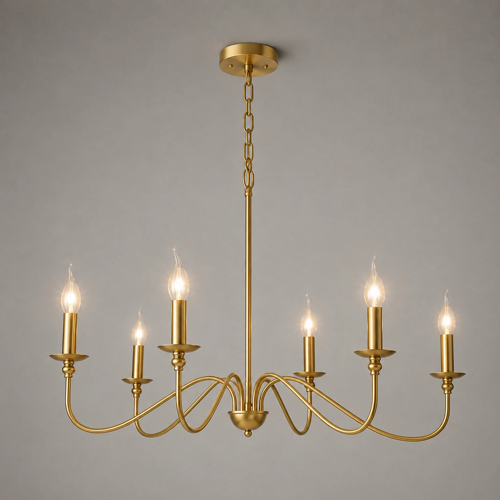Lustre ancien chic, style bougie | Serena
