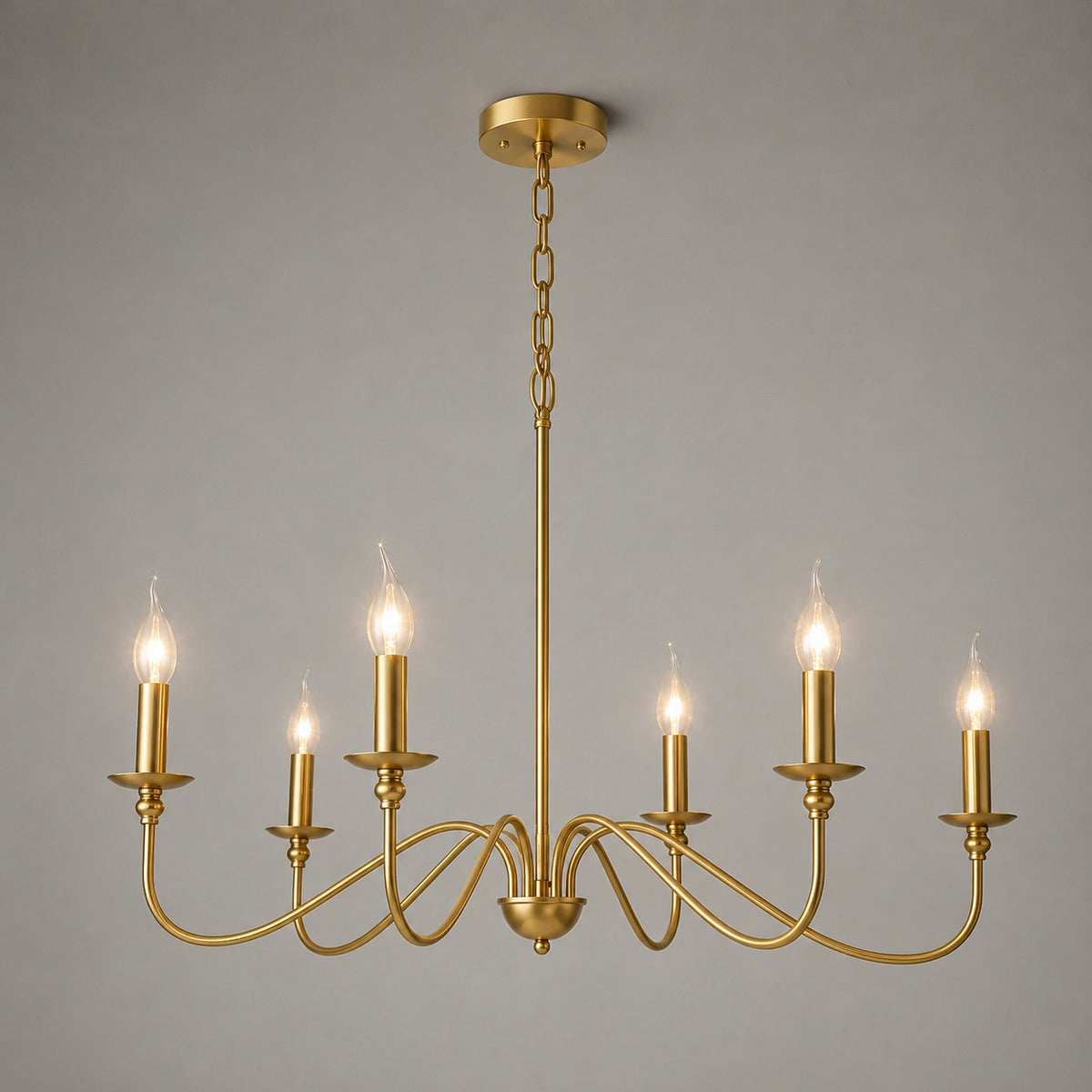 Lustre ancien chic, style bougie | Serena