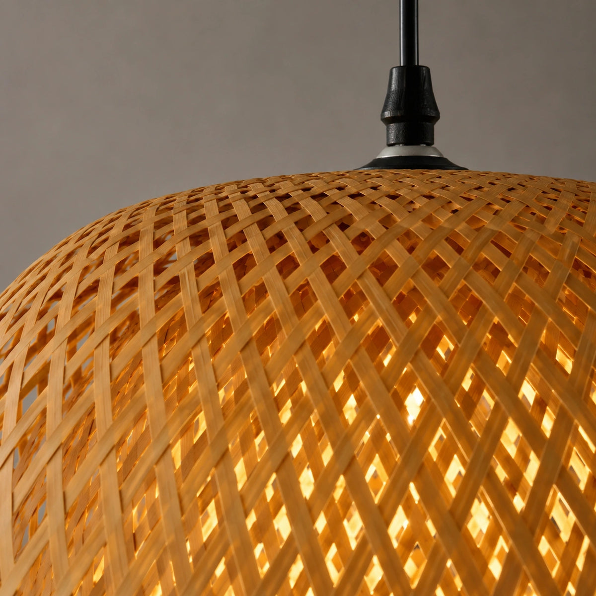 Lustre en rotin tressé artisanal | Naya