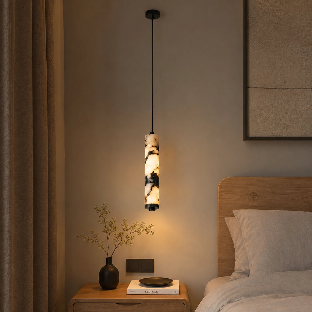 Suspension effet marbre blanc | Oris