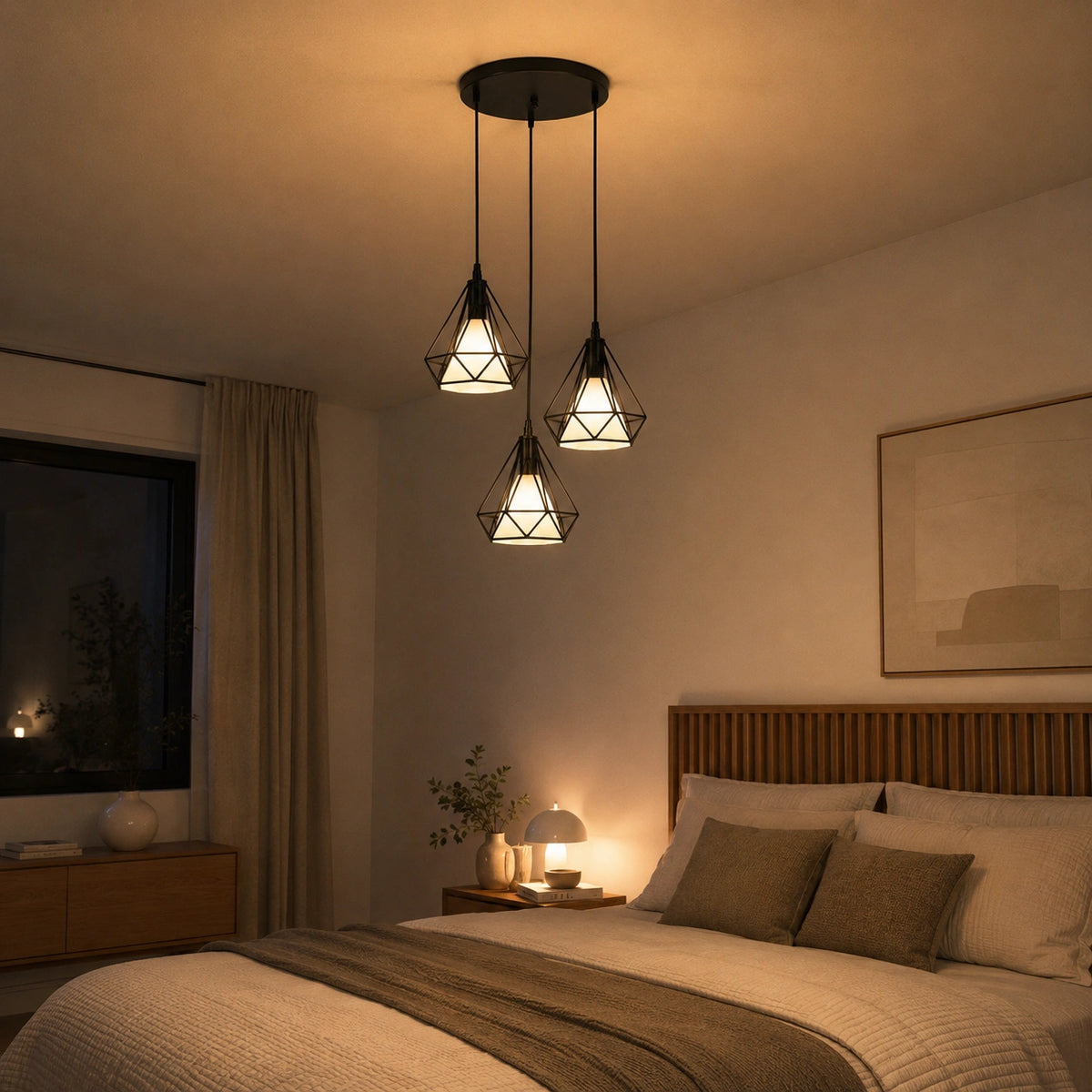 Lustre Noir industriel | Taro