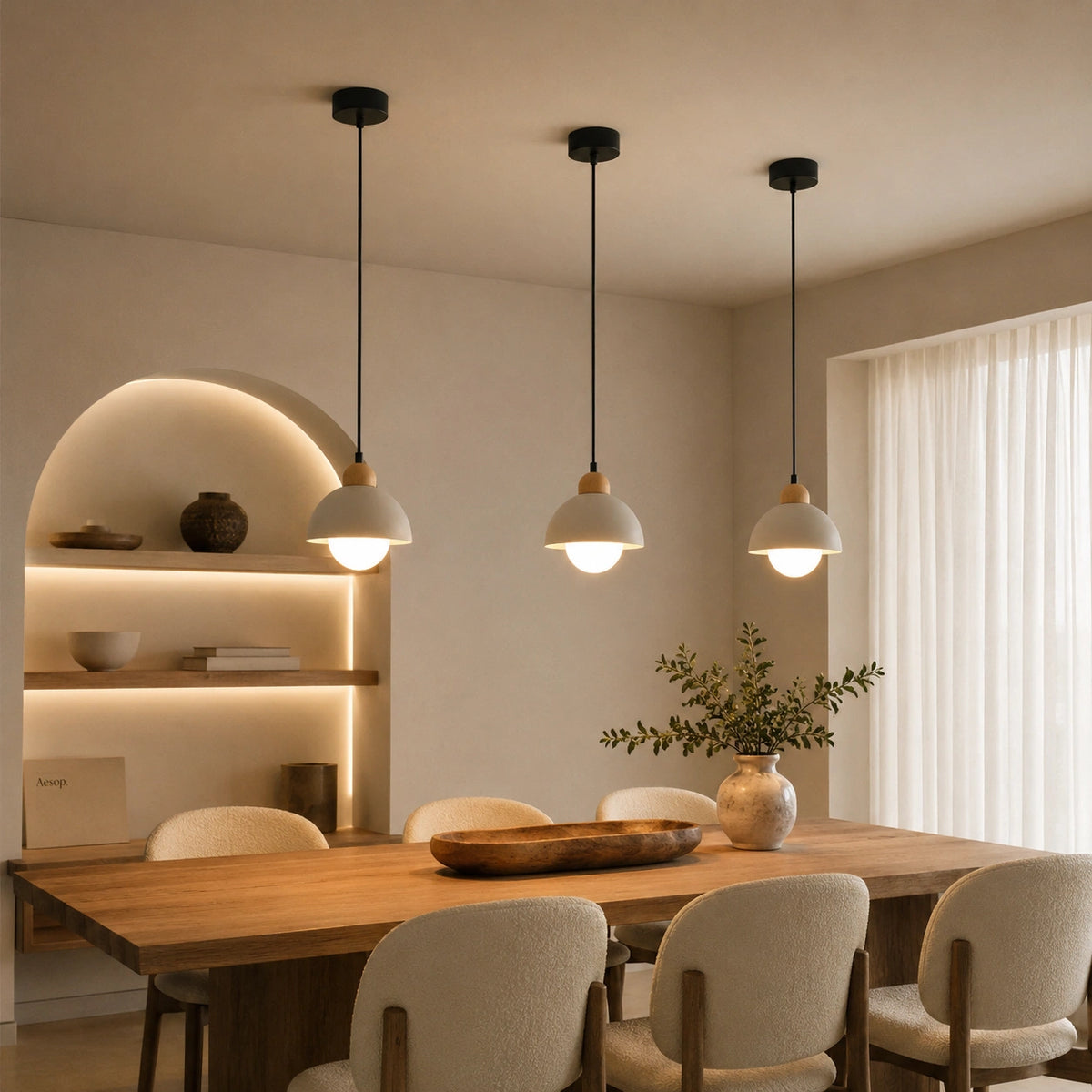 Lustre Moderne Effet Pierre | Zenko