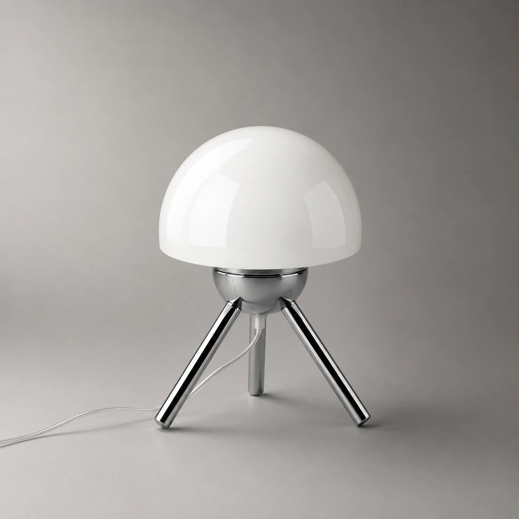 Lampe de Table Style Murano en Verre Coloré – Éclairage LED Dimmable