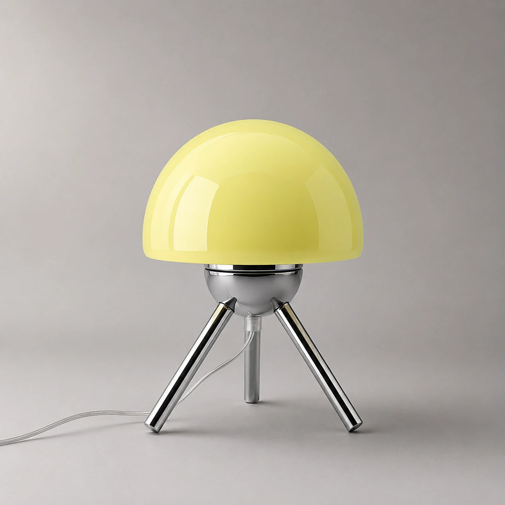 Lampe de Table Style Murano en Verre Coloré – Éclairage LED Dimmable