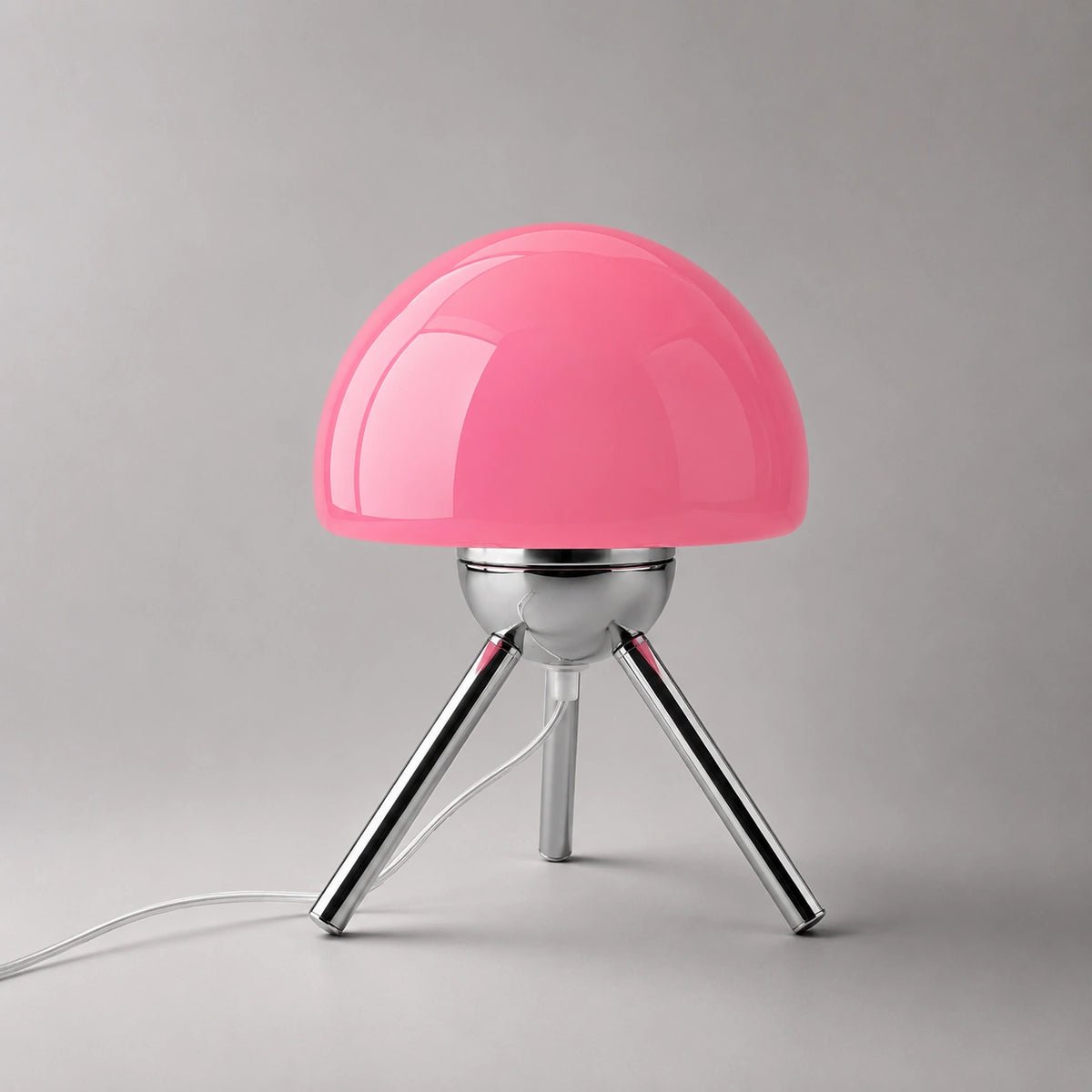 Lampe de Table Style Murano en Verre Coloré – Éclairage LED Dimmable