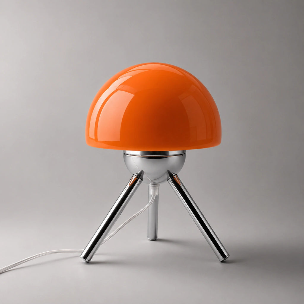 Lampe de Table Style Murano en Verre Coloré – Éclairage LED Dimmable