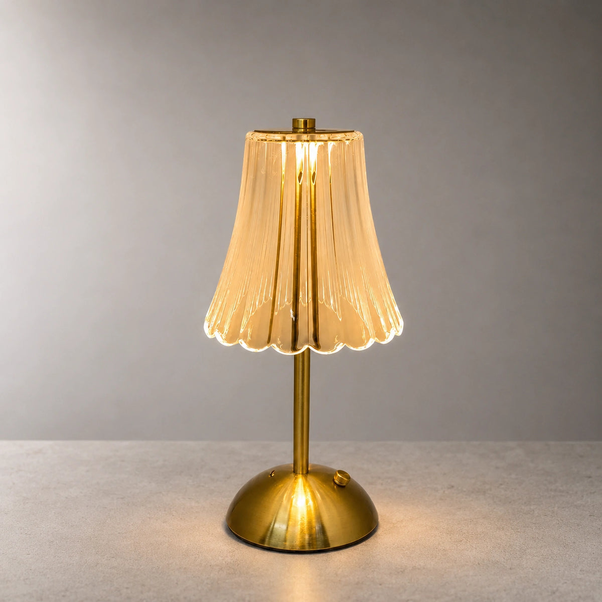 Lampe de Table Cristal Rechargeable – Éclairage LED Tactile à Intensité Variable - AURORA