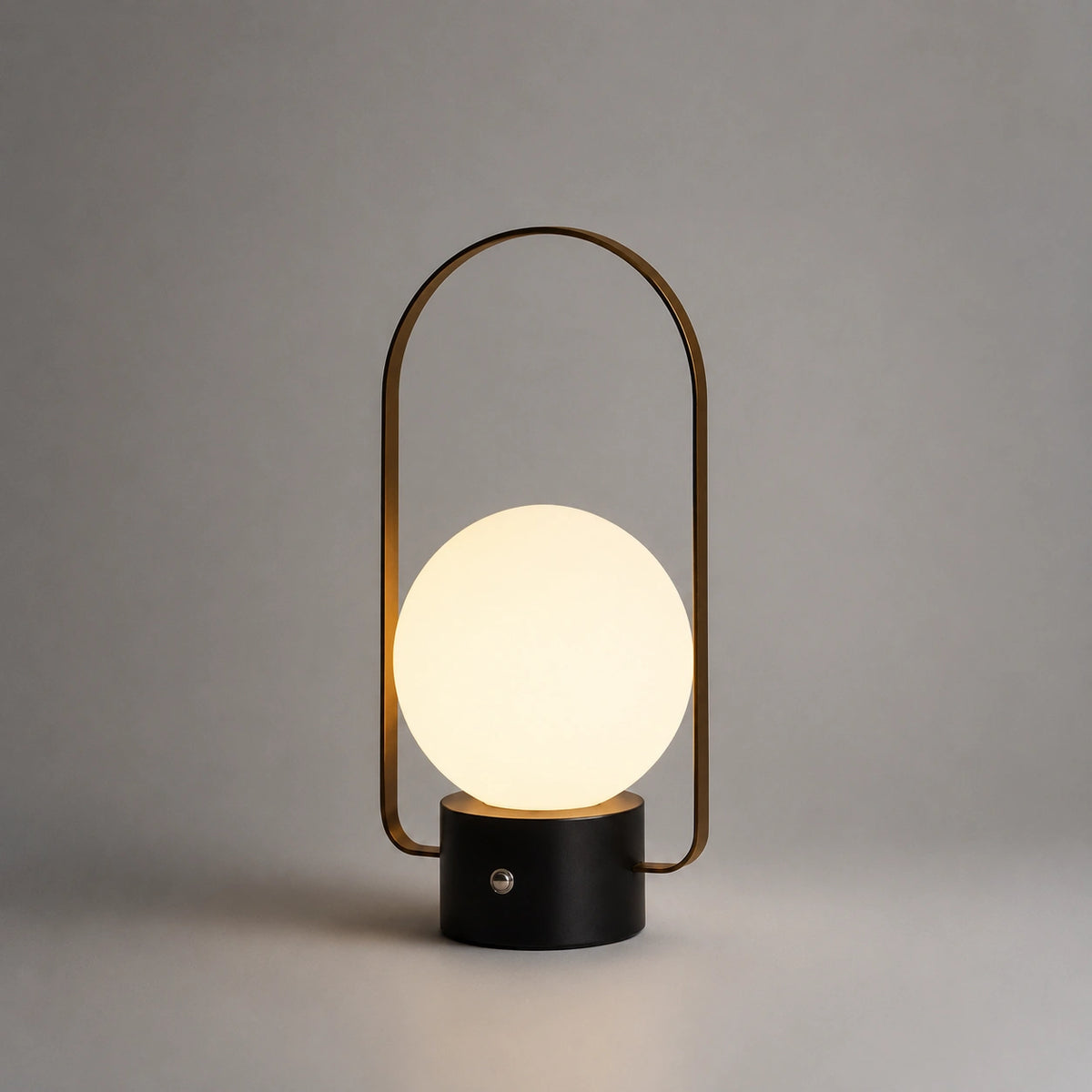 Lampe LED Rechargeable Sans Fil Noire – Éclairage Tactile Dimmable