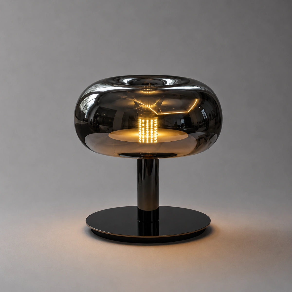 Lampe Champignon Méduse en Verre – Éclairage LED Dimmable au Design Italien