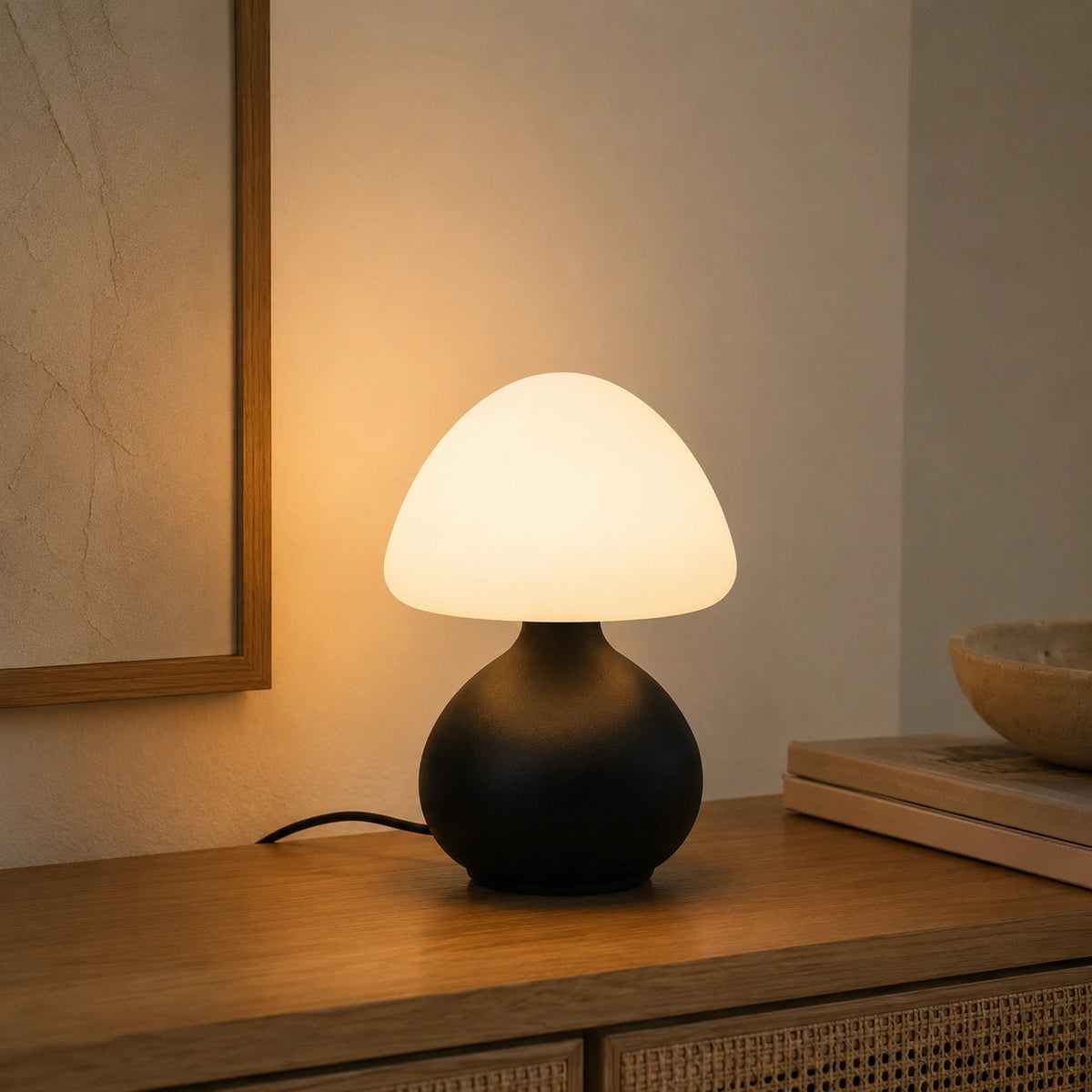 Lampe de Table Champignon Moderne – Éclairage LED Dimmable - NOVI