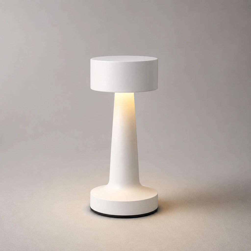 Lampe de Table Rechargeable Style Vintage – Éclairage LED Tactile - AMBRE