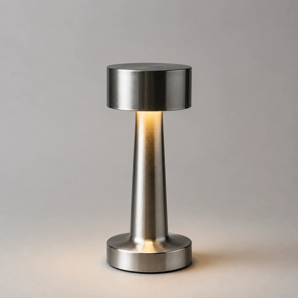 Lampe de Table Rechargeable Style Vintage – Éclairage LED Tactile - AMBRE