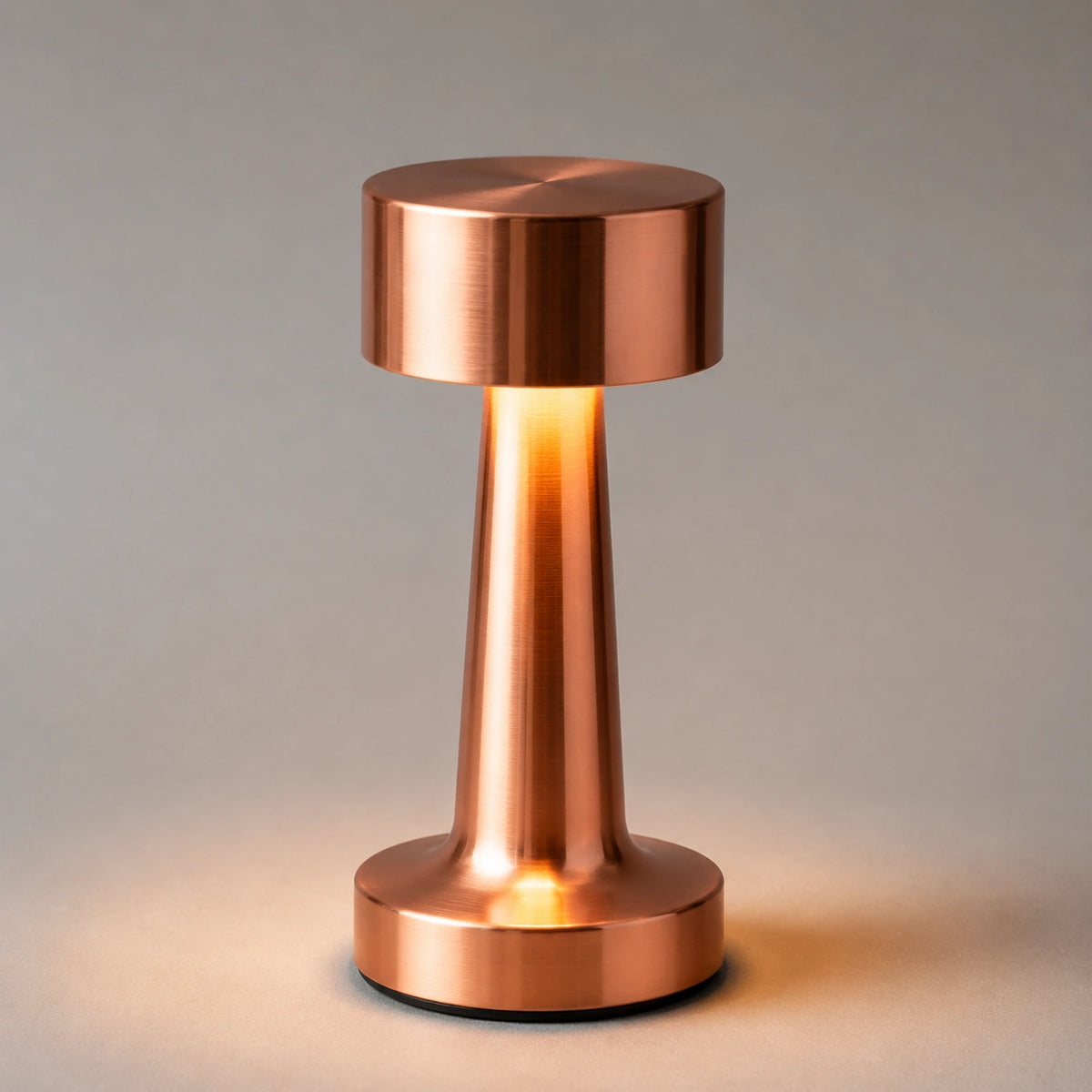 Lampe de Table Rechargeable Style Vintage – Éclairage LED Tactile - AMBRE