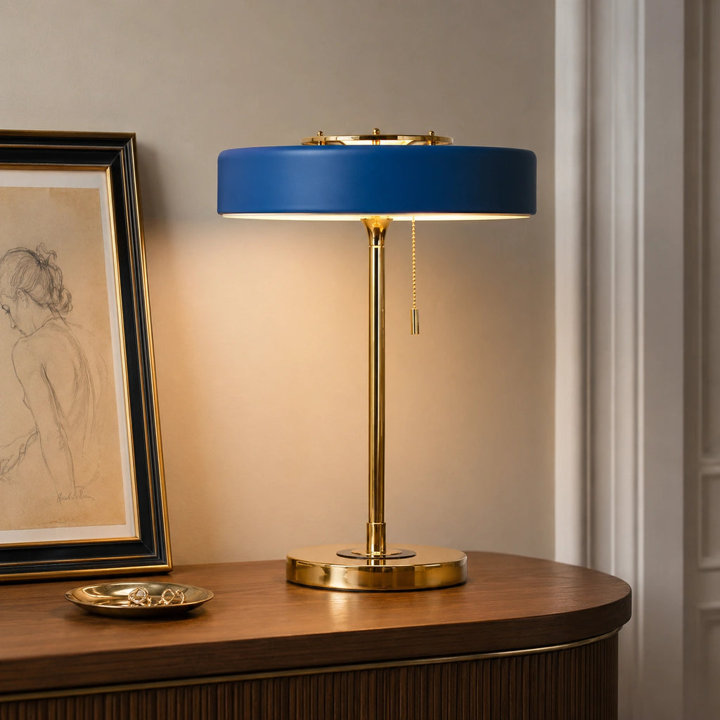 Lampe de Chevet Design Moderne Nordique Métal Doré -