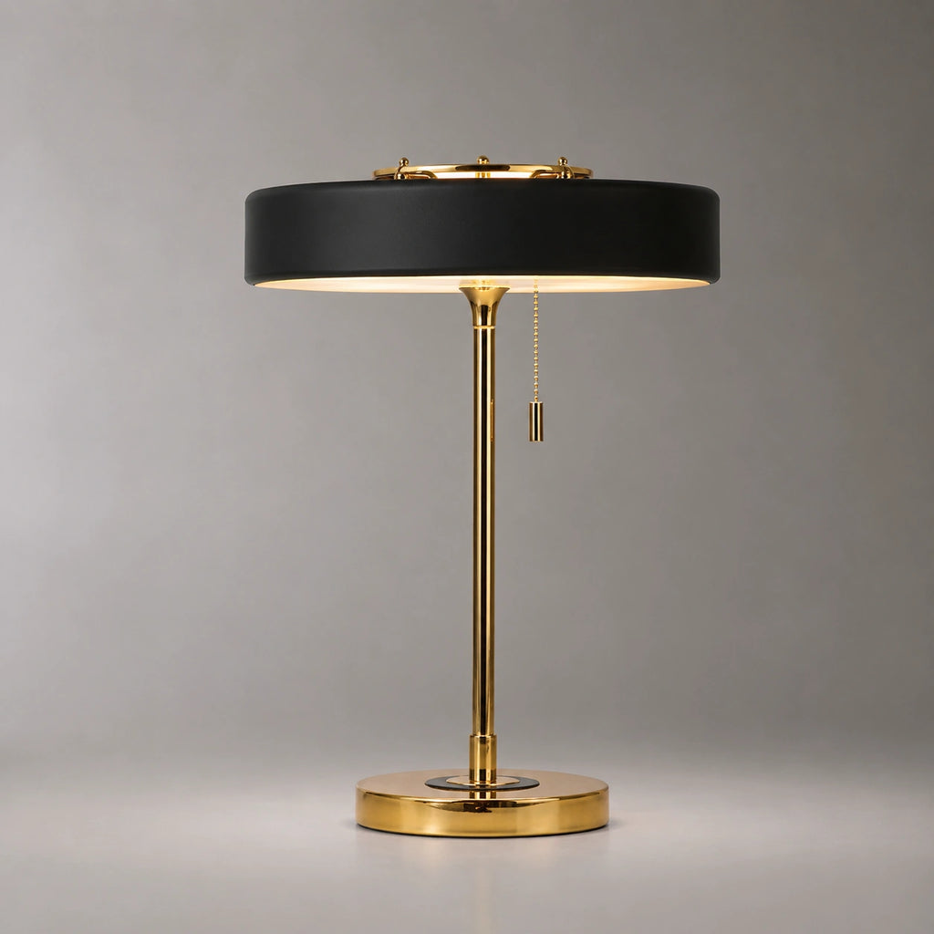 Lampe de Chevet Design Moderne Nordique Métal Doré -