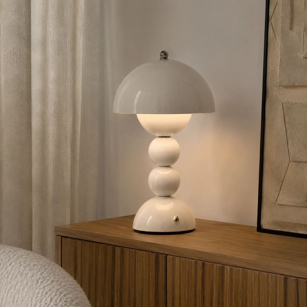 Lampe de Bureau Design avec Intensité Réglable au Design Nordique Minimaliste