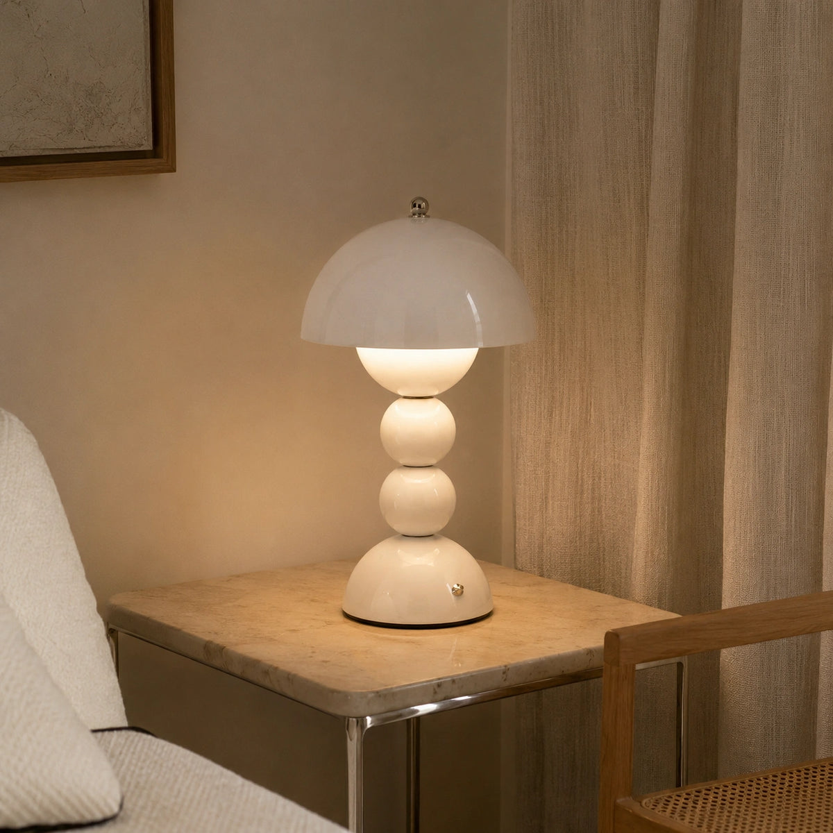 Lampe de Bureau Design avec Intensité Réglable au Design Nordique Minimaliste