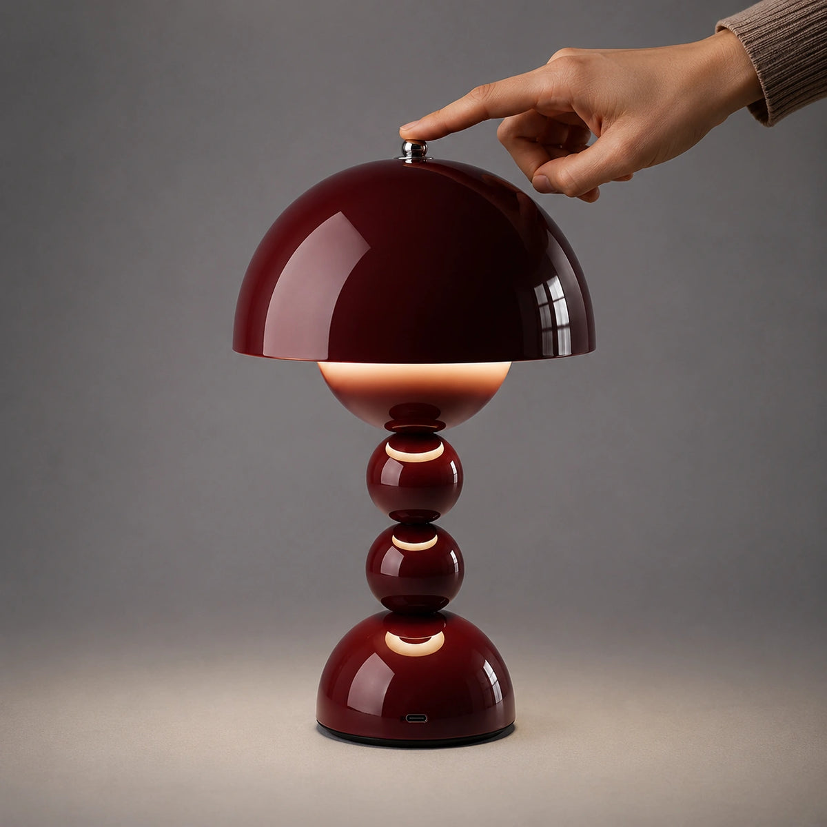Lampe de Bureau Design avec Intensité Réglable au Design Nordique Minimaliste