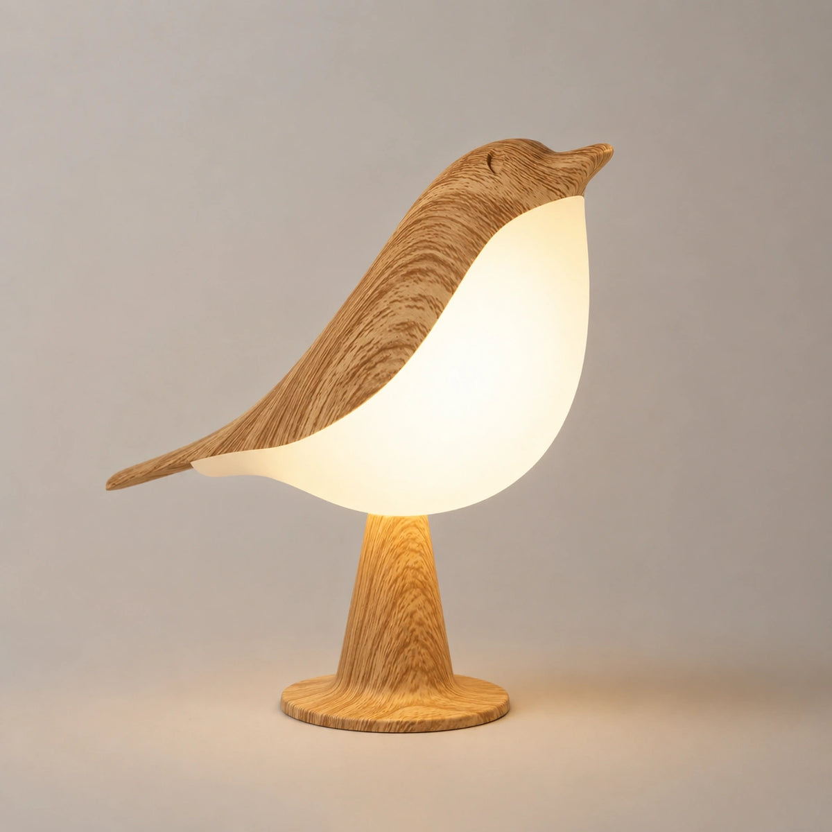 Lampe Oiseau LED Rechargeable Tactile – Veilleuse Design Art Déco à Intensité Réglable