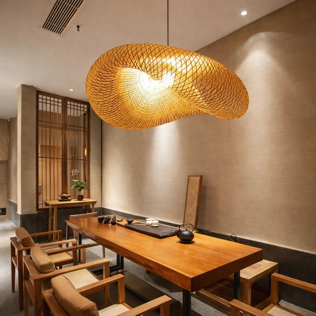 Lustre en rotin | Maya