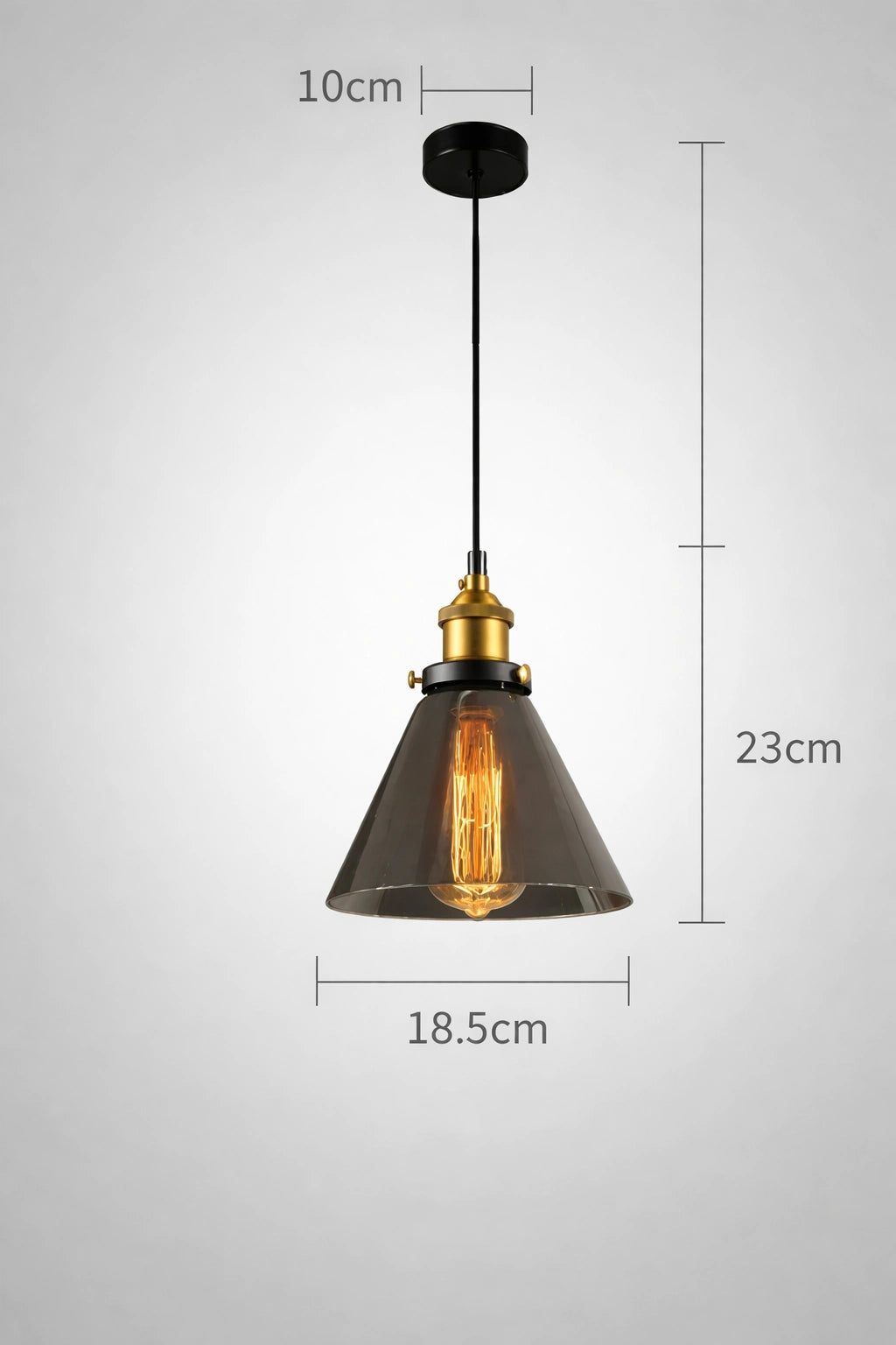 Lustre de salon en verre | Oréo