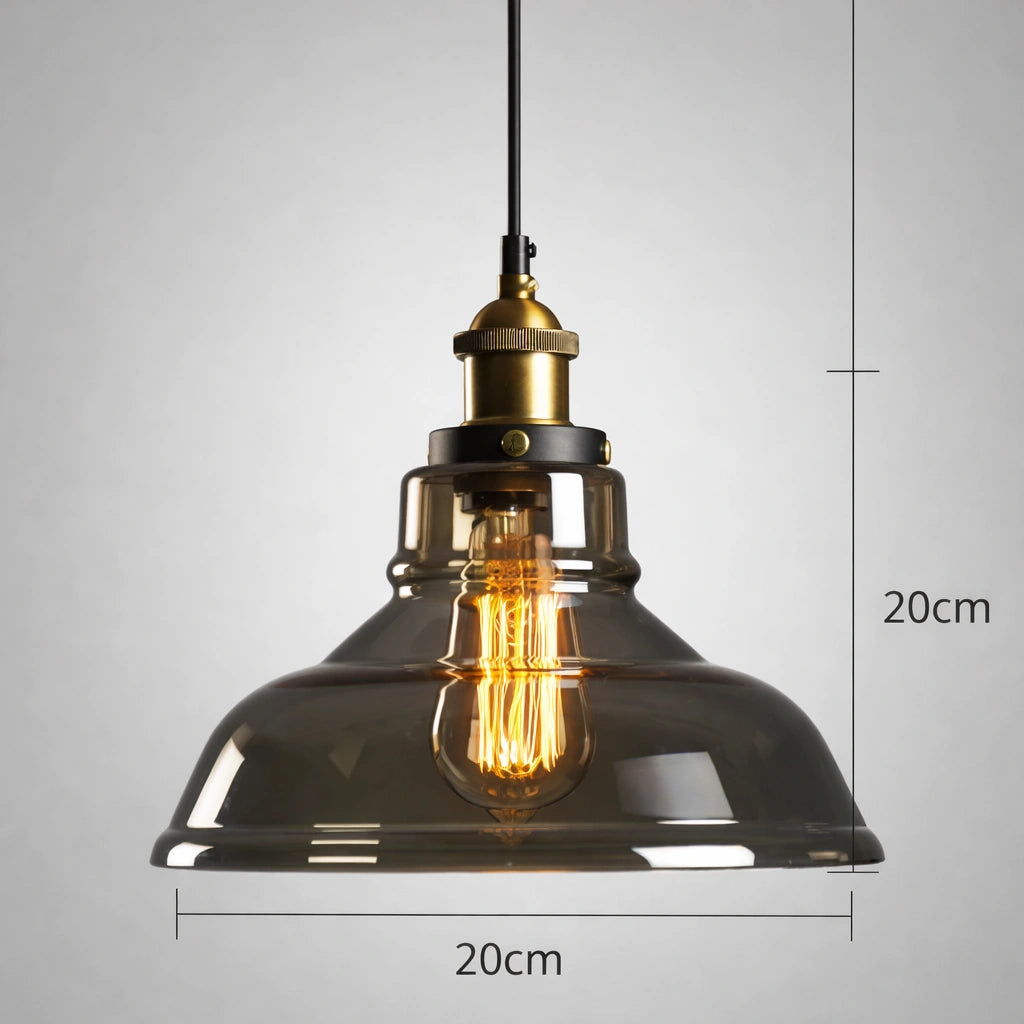 Lustre de salon en verre | Oréo