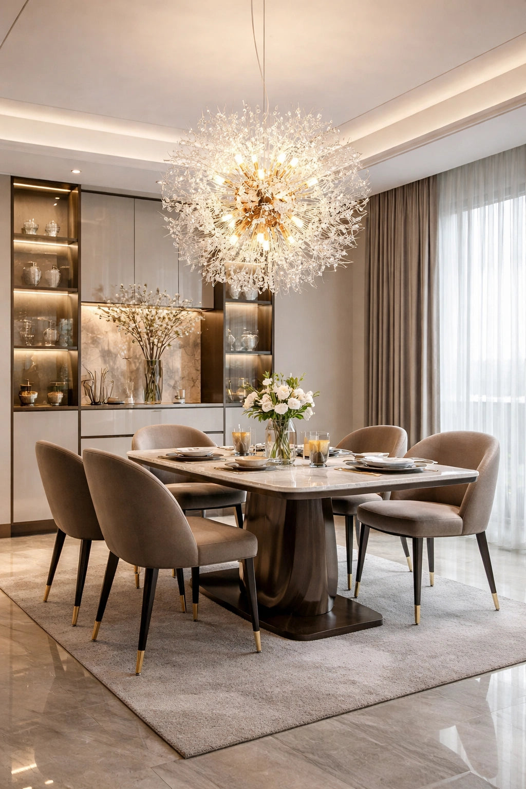 Lustre de salon LED | Stella