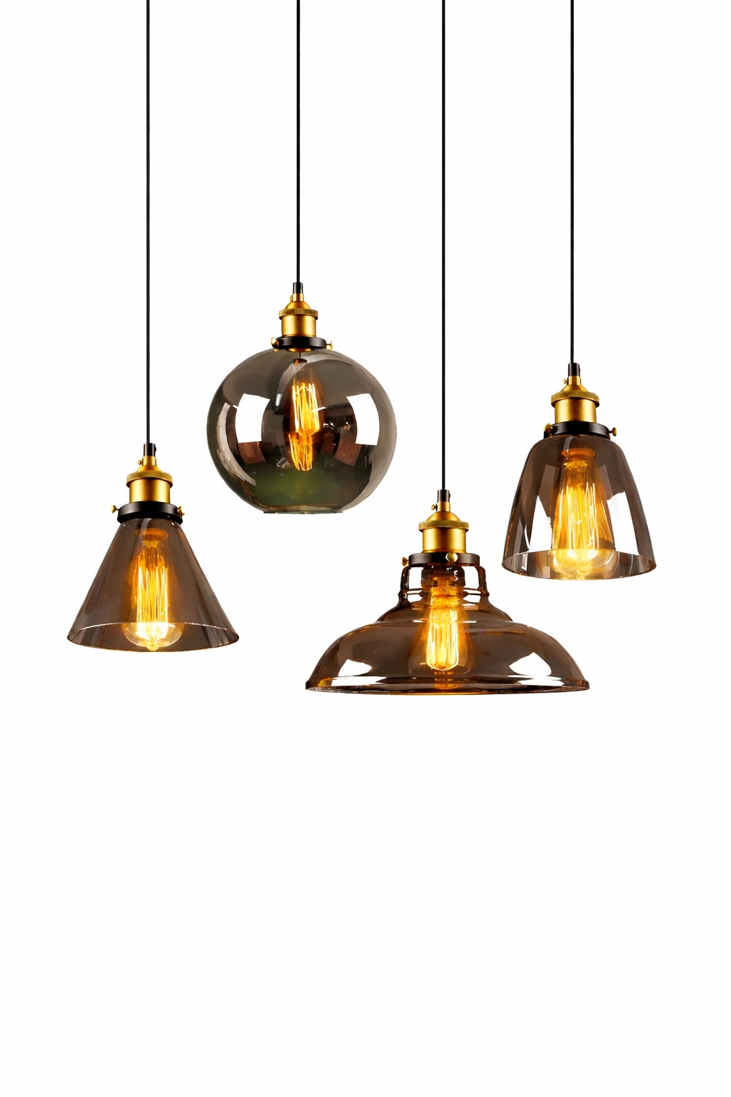 Lustre de salon en verre | Oréo