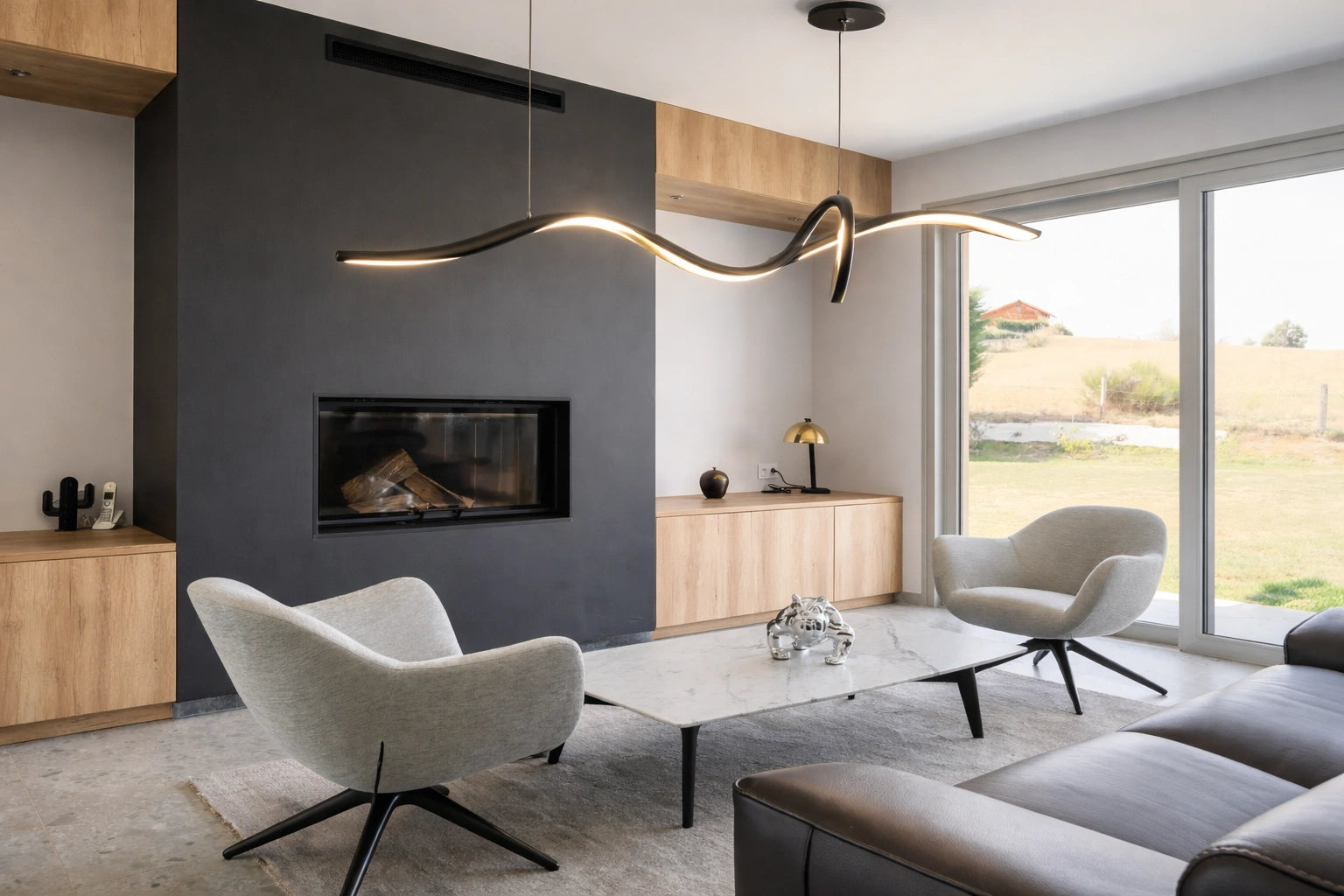 Lustre de salon LED | Ondea