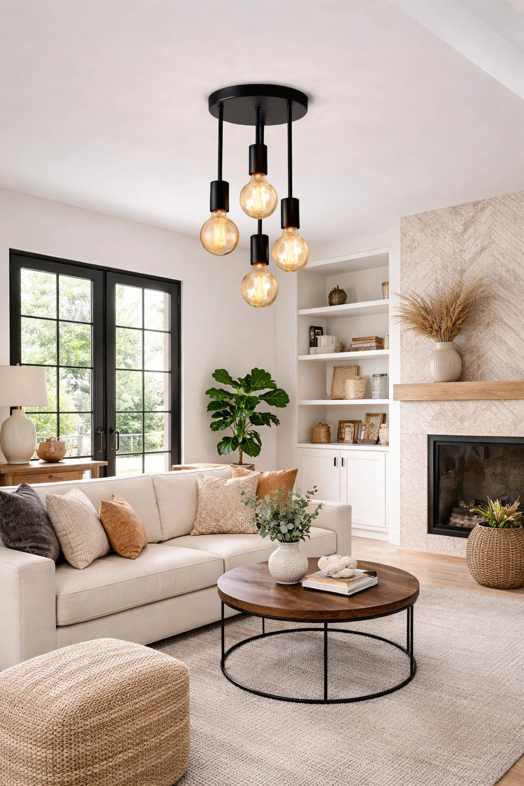 Lustre de chambre noir | Enzo