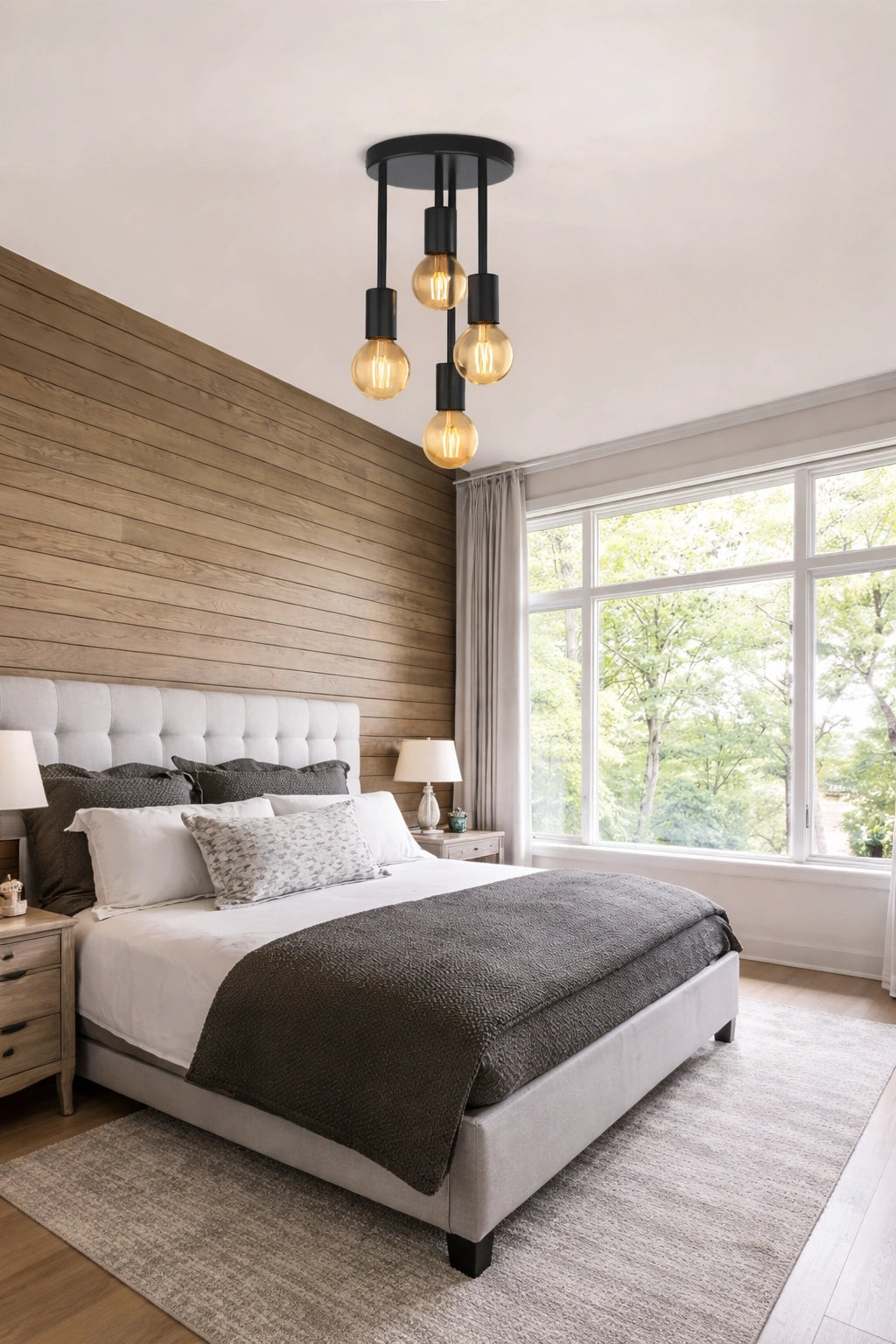 Lustre de chambre noir | Enzo