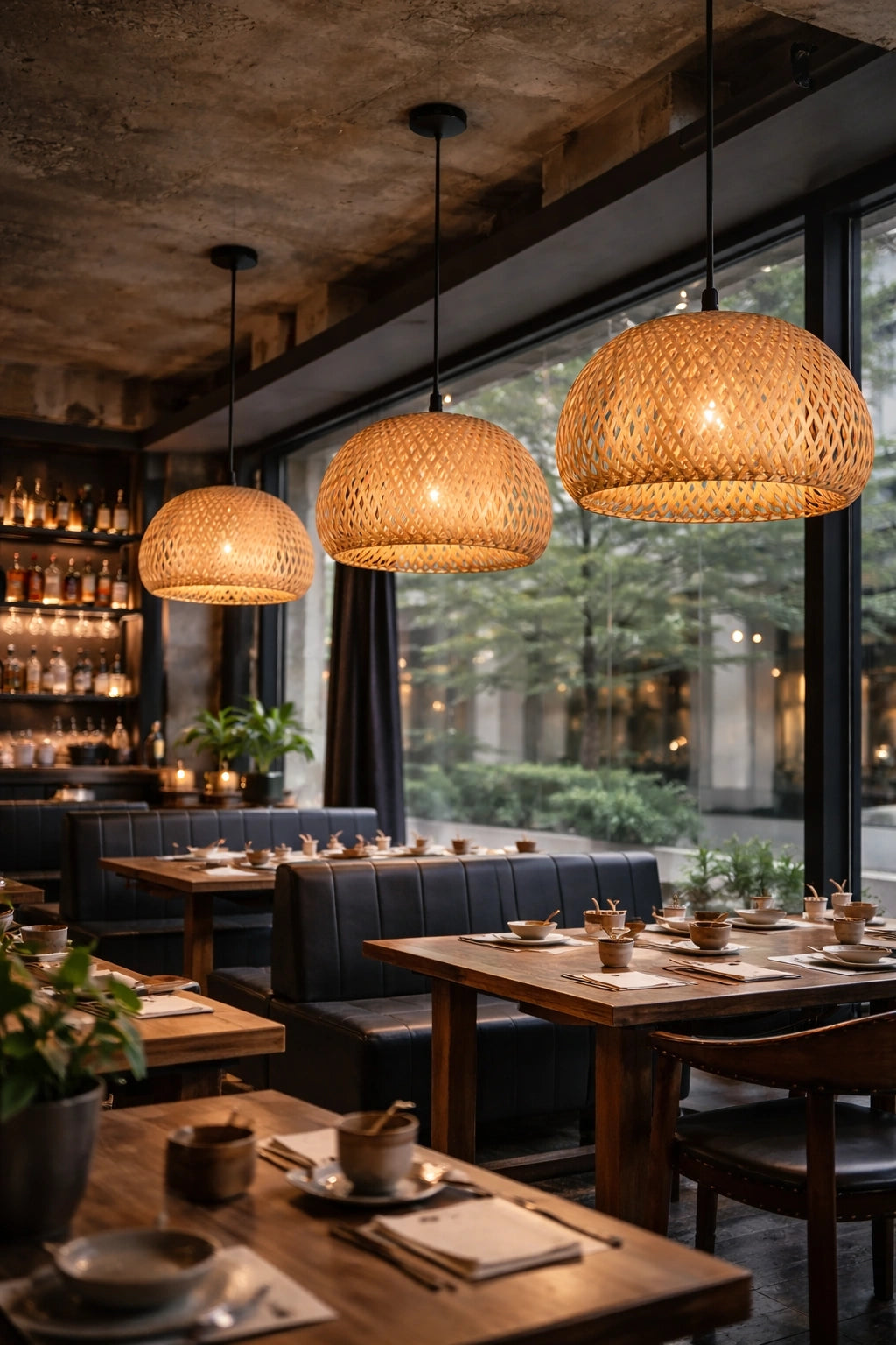 Lustre en rotin | Naya