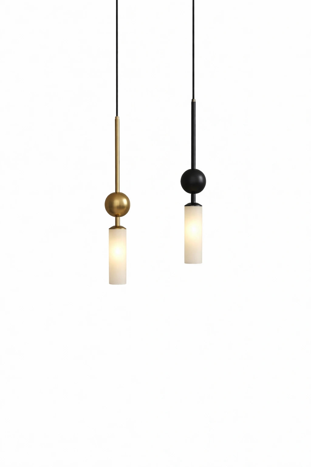 Lustre LED Doré & Noir | Orlume