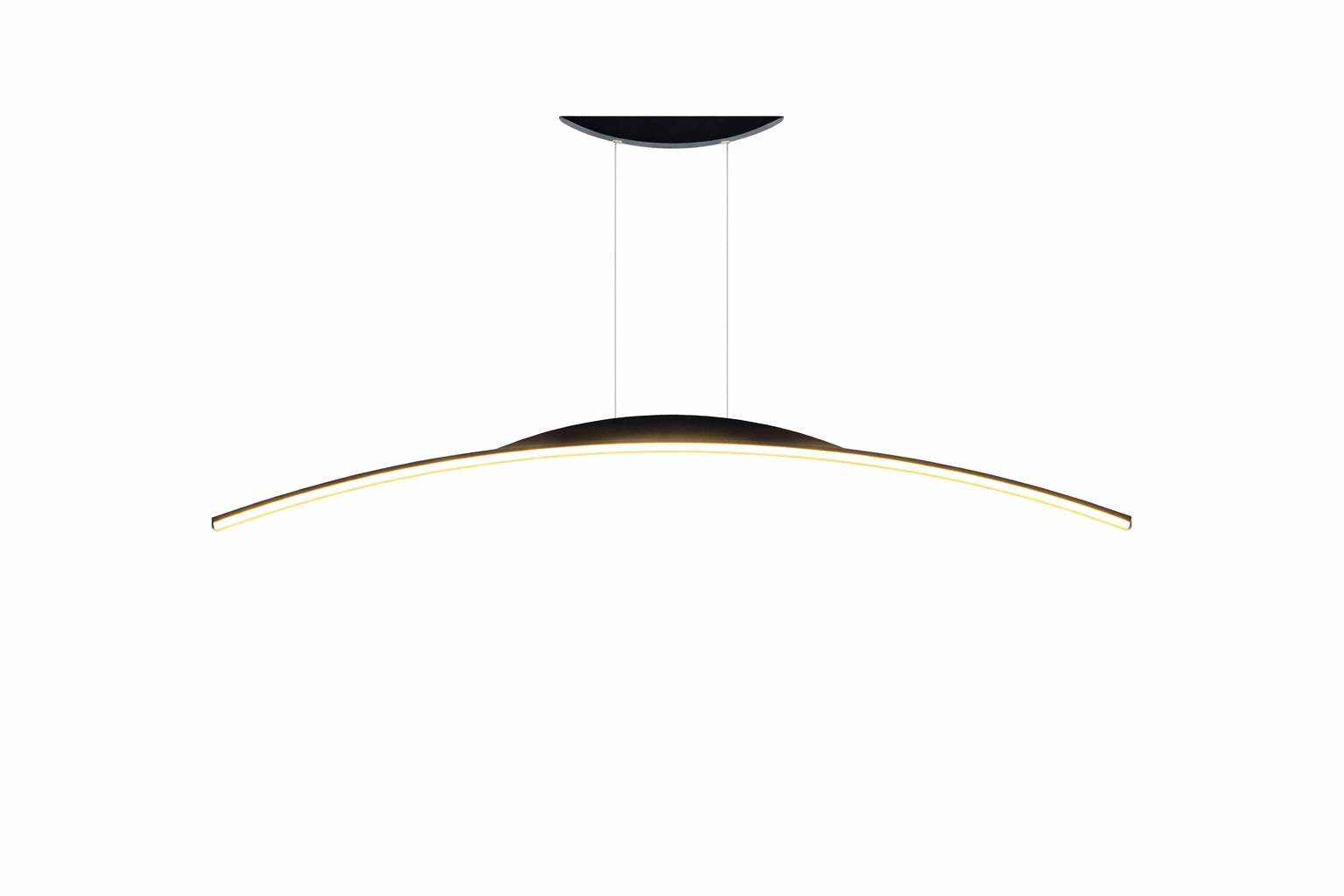 Lustre LED moderne noir –  design vague