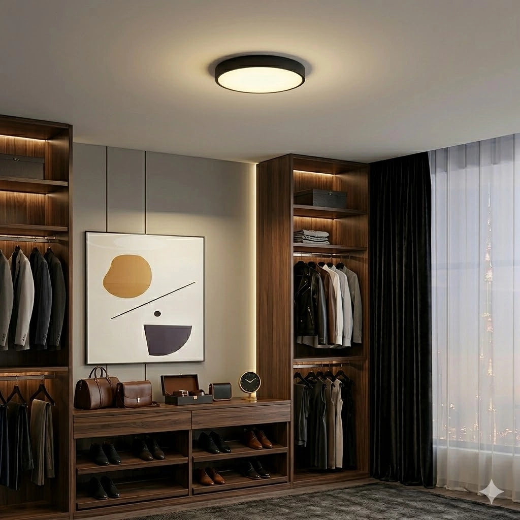 Plafonnier LED | Ultra Fin Étanche Salon Chambre Cuisine