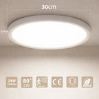 Plafonnier LED | Rond Détecteur de Mouvement Intelligent