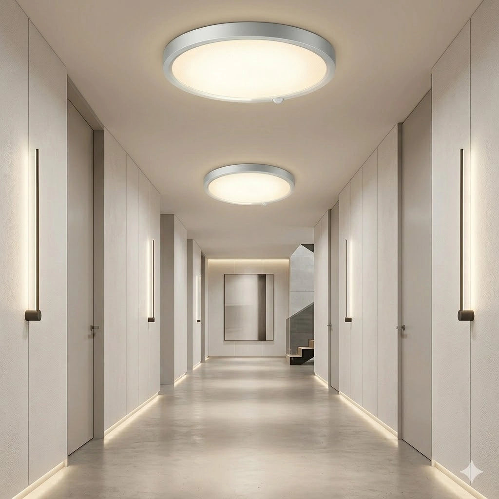 Plafonnier LED | Rond Détecteur de Mouvement Intelligent