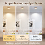 Plafonnier LED | Spot Encastré Bois GX53 Cuisine Chambre Moderne