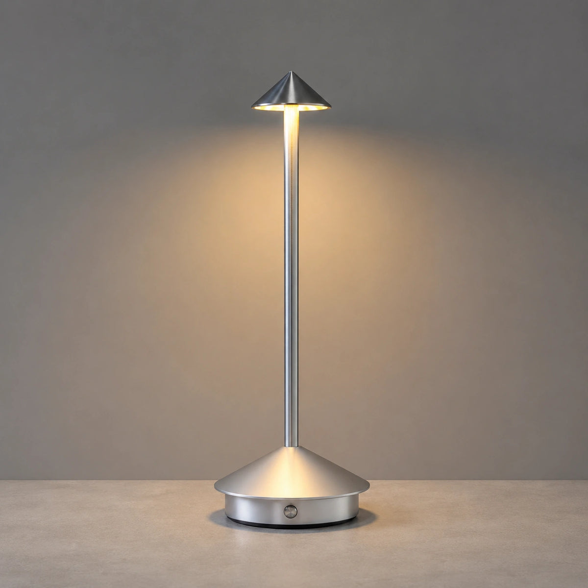 Lampe de Table Rechargeable Sans Fil LED – Éclairage Tactile Dimmable en Aluminium