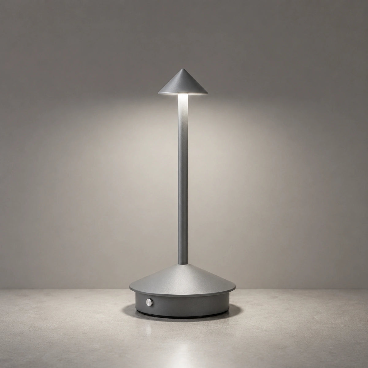 Lampe de Table Rechargeable Sans Fil LED – Éclairage Tactile Dimmable en Aluminium