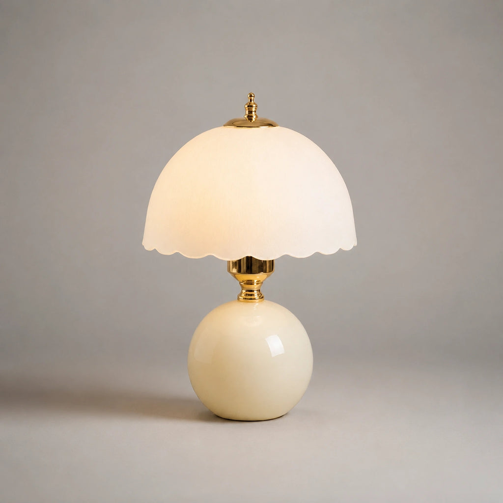 Lampe de Chevet Fleur en Céramique – Éclairage LED Décoratif