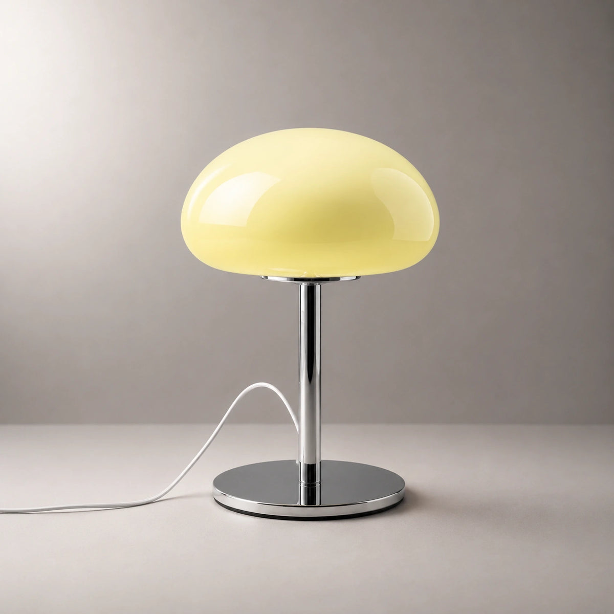 Lampe de Table Nuage en Verre Dépoli – Éclairage LED Tactile Dimmable